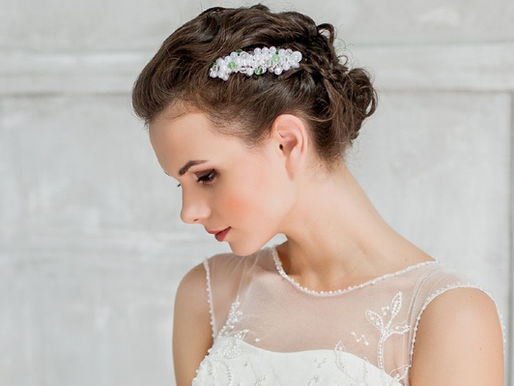 Эффектные свадебные причёски для коротких волос
