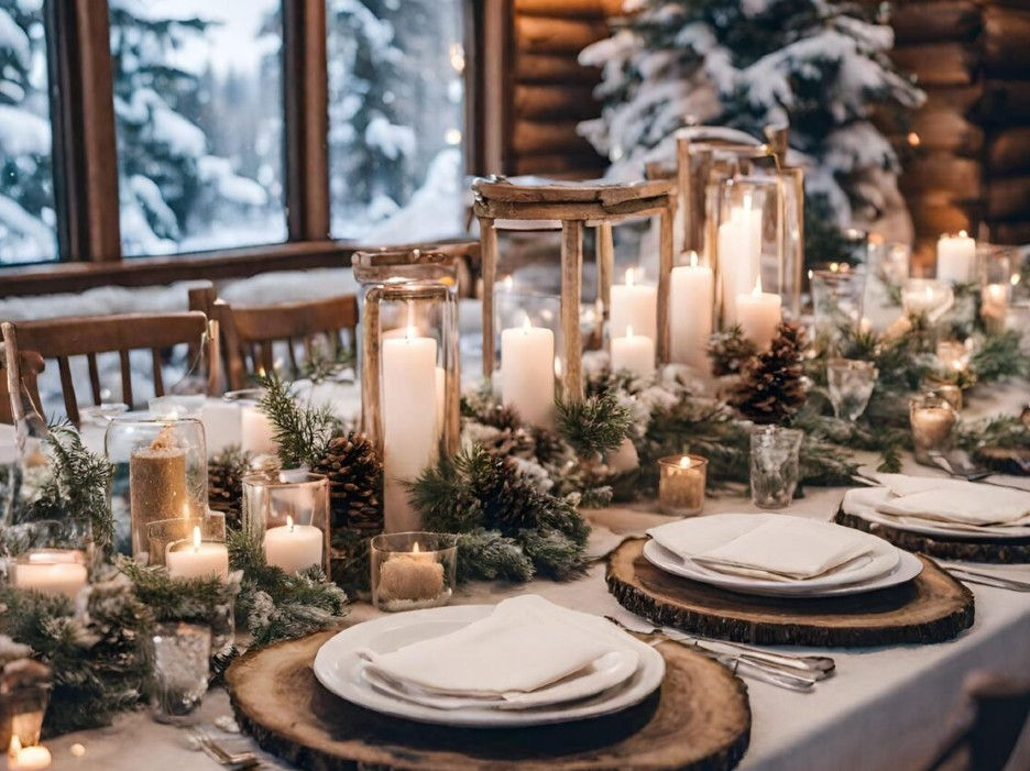 зимняя свадьба в лесу молодожены банкет фото 24