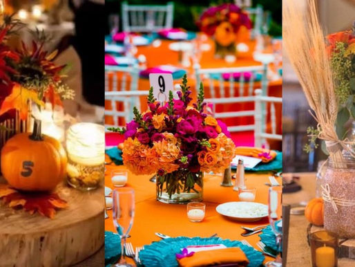 Уютная и романтичная осенняя свадьба в прекрасное время года