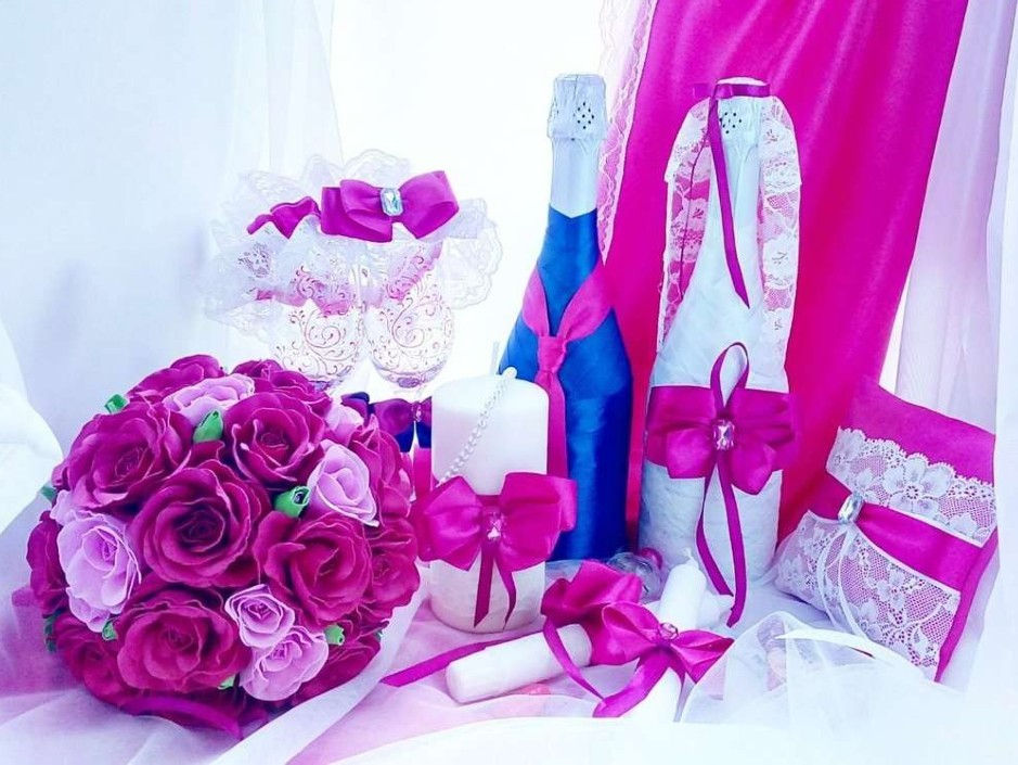 Свадьба цвета фуксии вдохновение фото 23