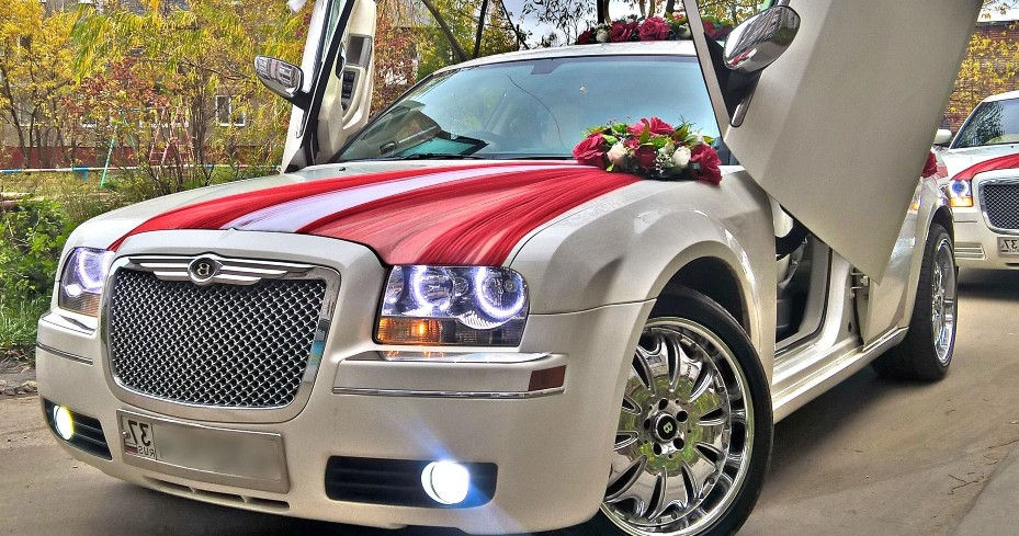 автомобили на свадьбе