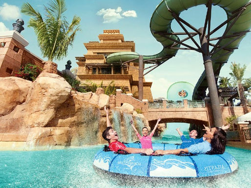 Аквапарк при отеле Атлантис в Дубае