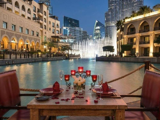 Романтический ужин на двоих в Дубае — интересные варианты от роскоши до уединения