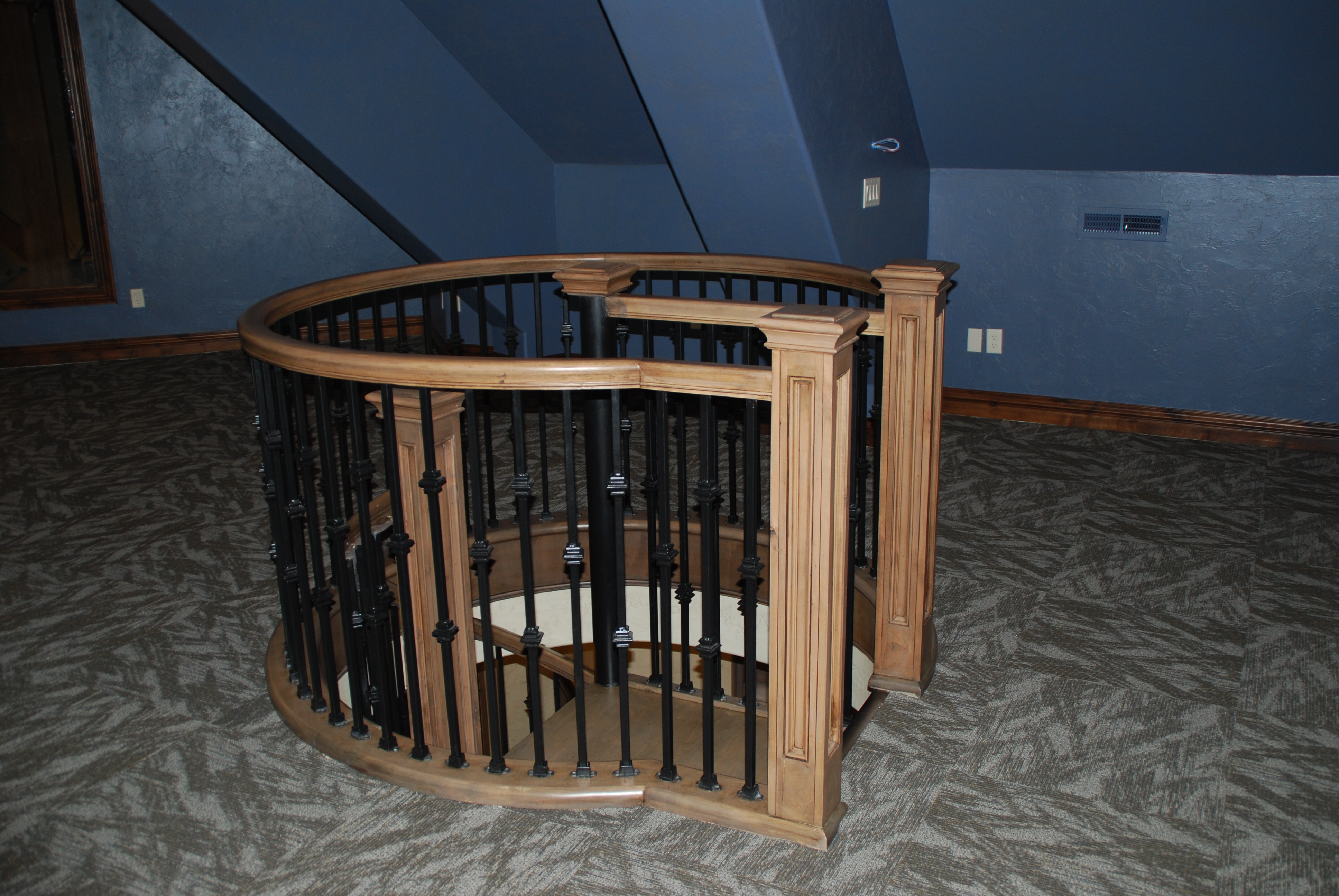 The Castle Top of Spiral Stair Case