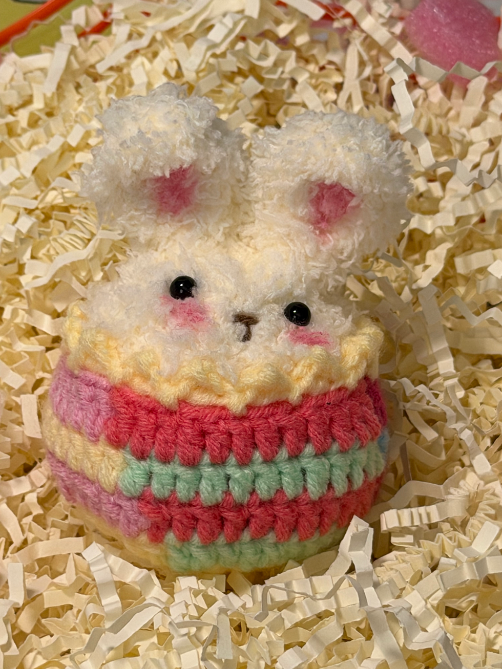 Thumbnail: Handmade Crochet Bunny Egg