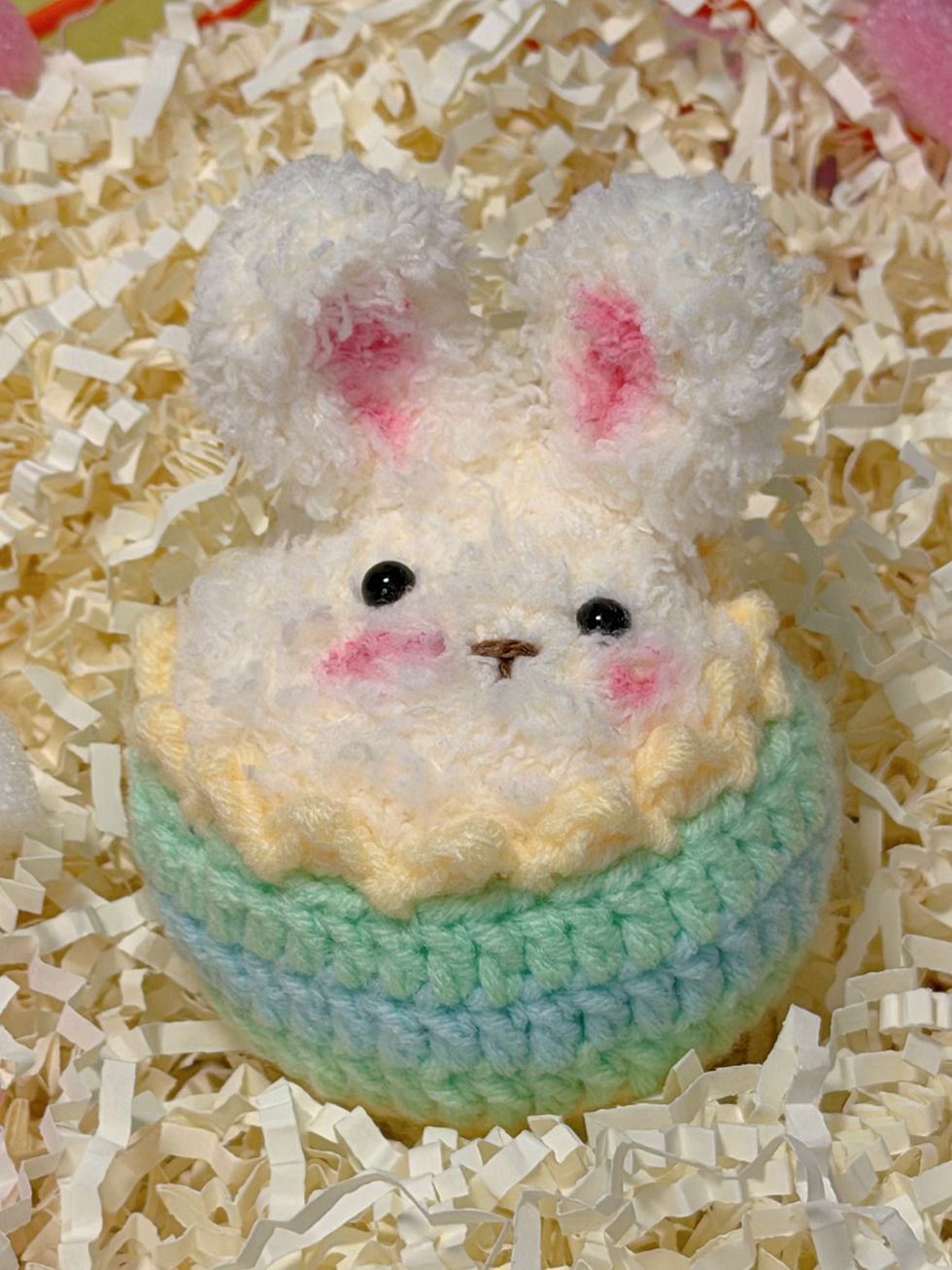 Thumbnail: Handmade Crochet Bunny Egg