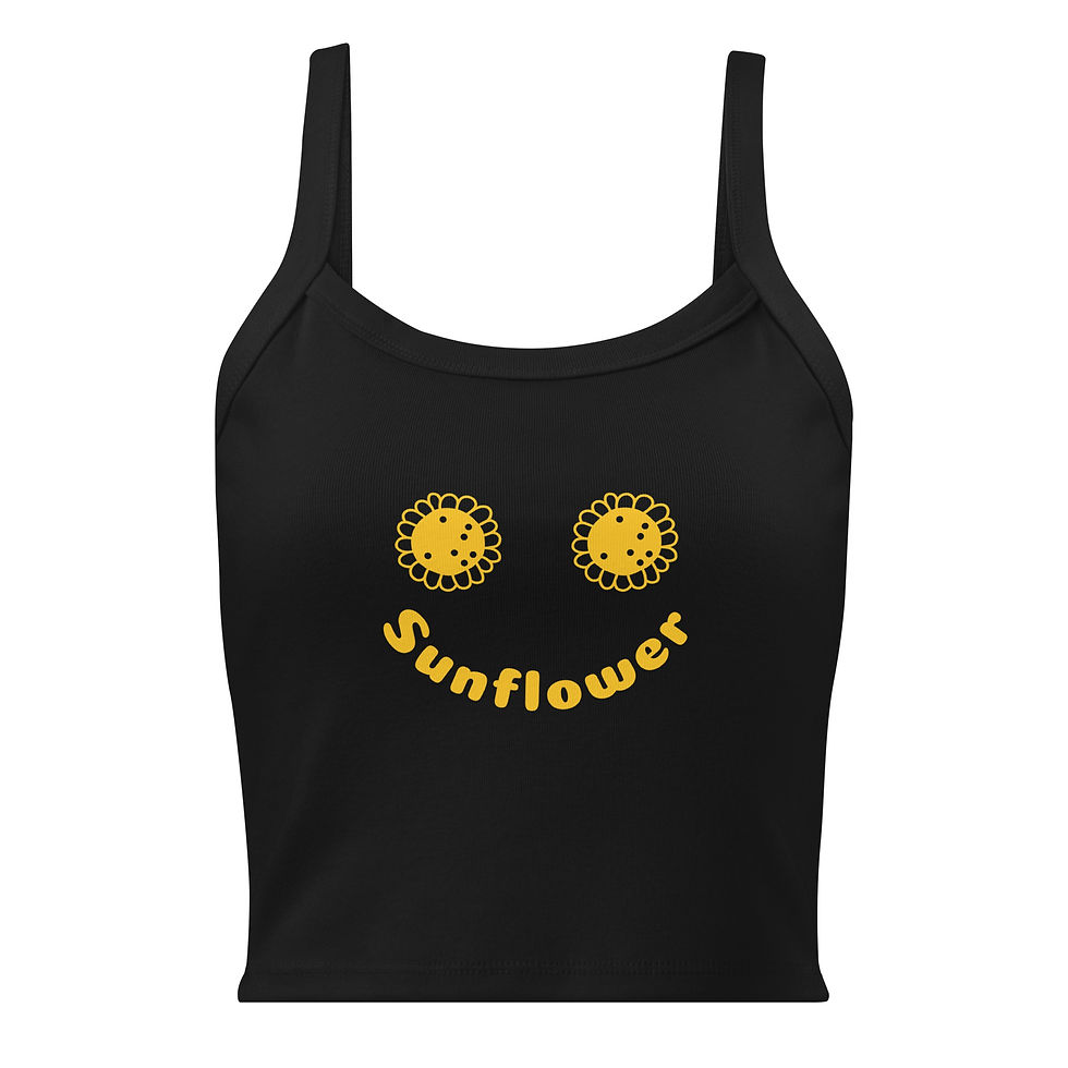 Thumbnail: Women’s micro-rib tank top - Sunflower