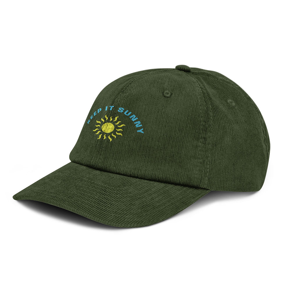 Thumbnail: Corduroy hat - KEEP IT SUNNY