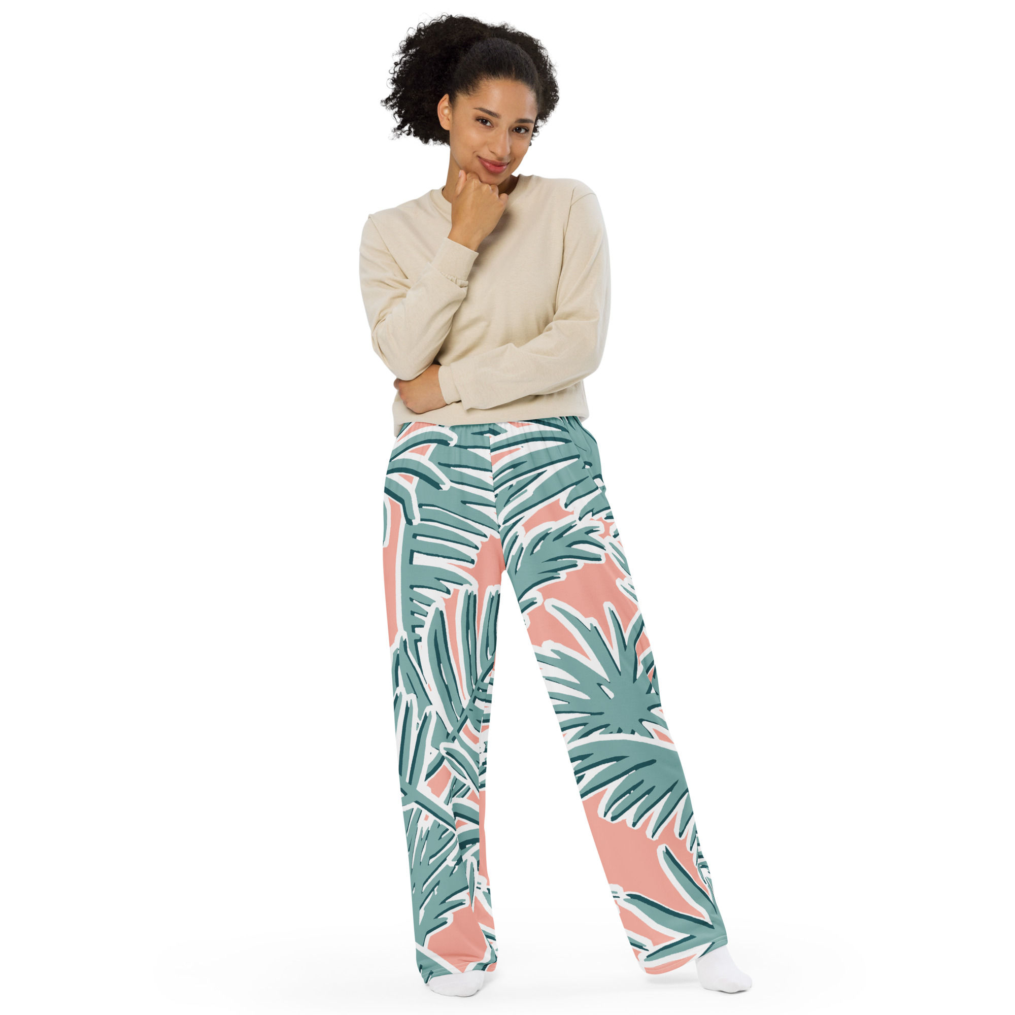 Wide-leg pants - Palm