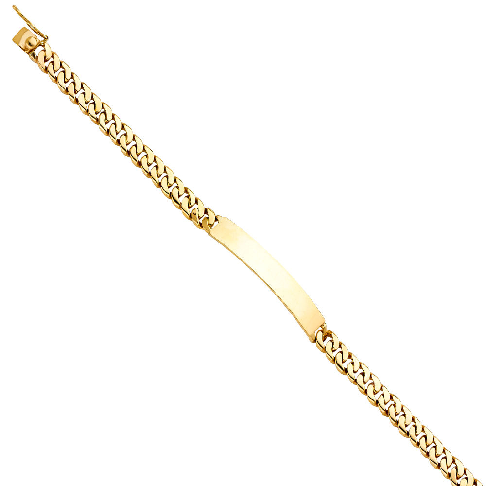 14KY MIAMI CUBAN LINK ID BRACE