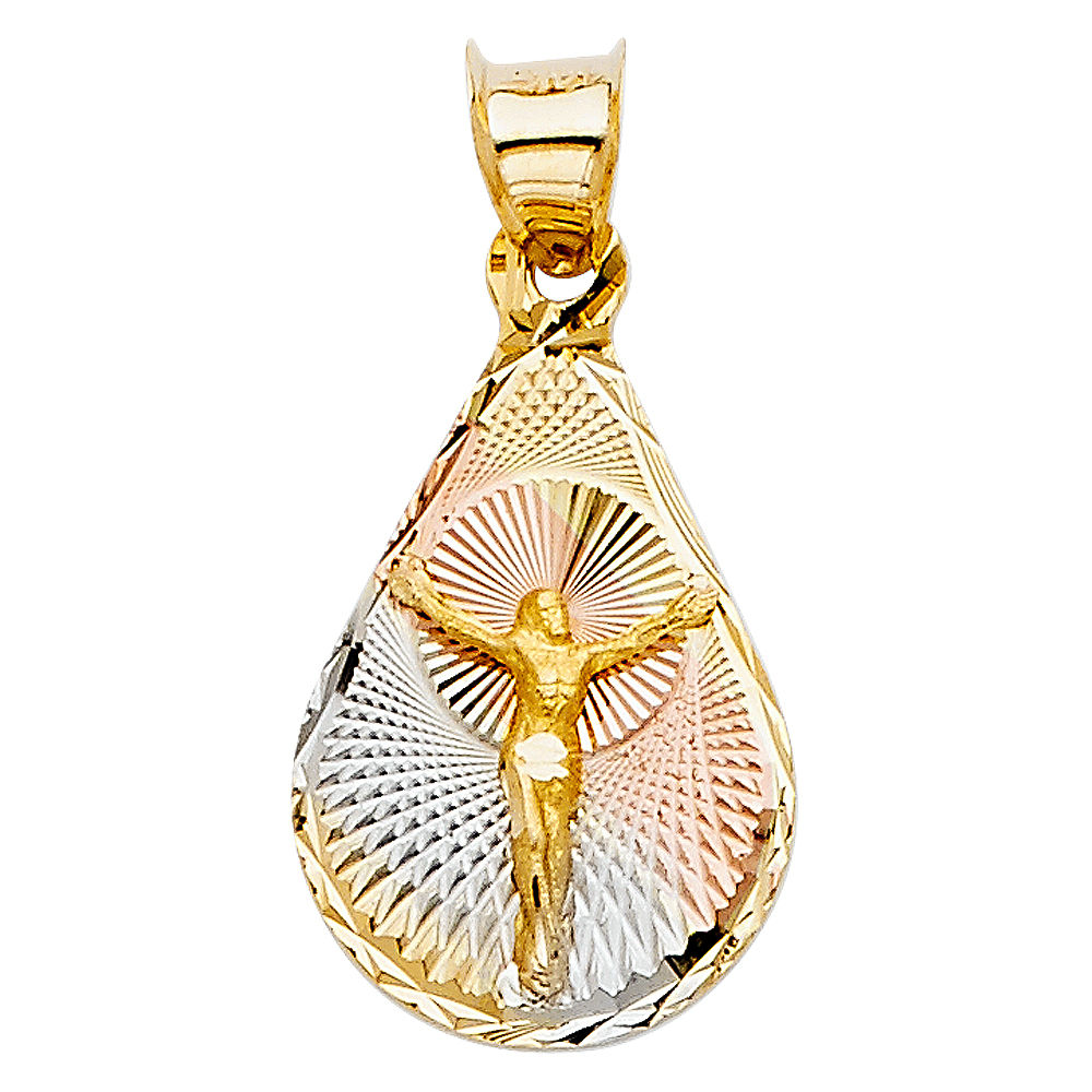 14KT RELIGIOUS STAMP PENDANT (PT344)
