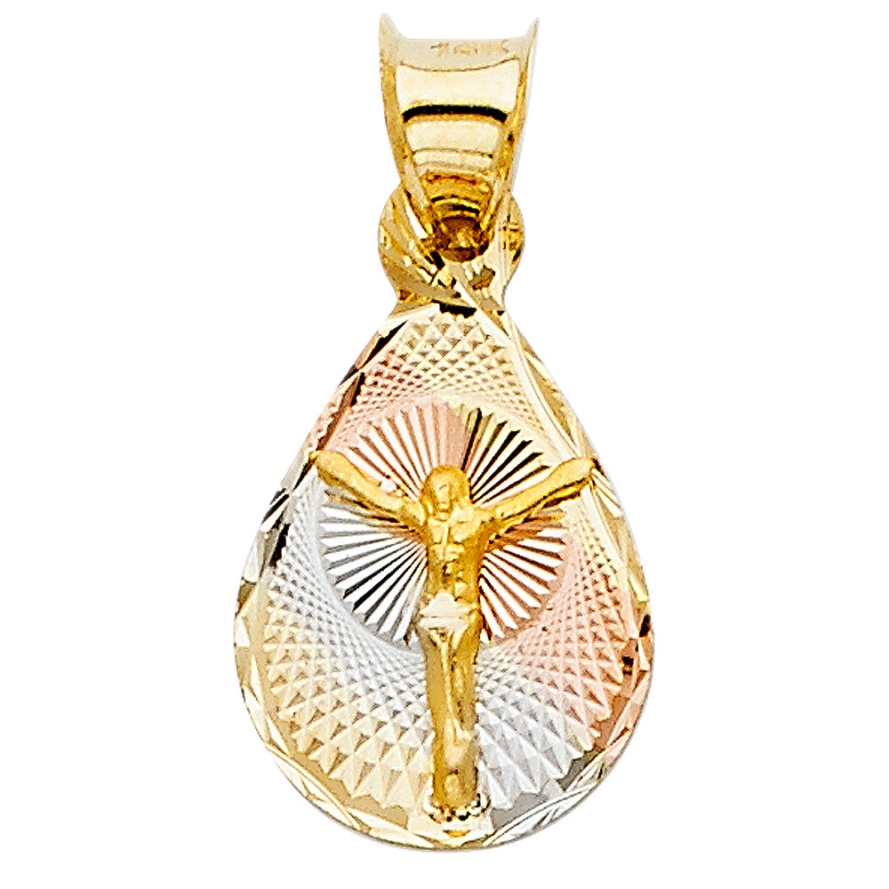 14KT RELIGIOUS STAMP PENDANT (PT346)