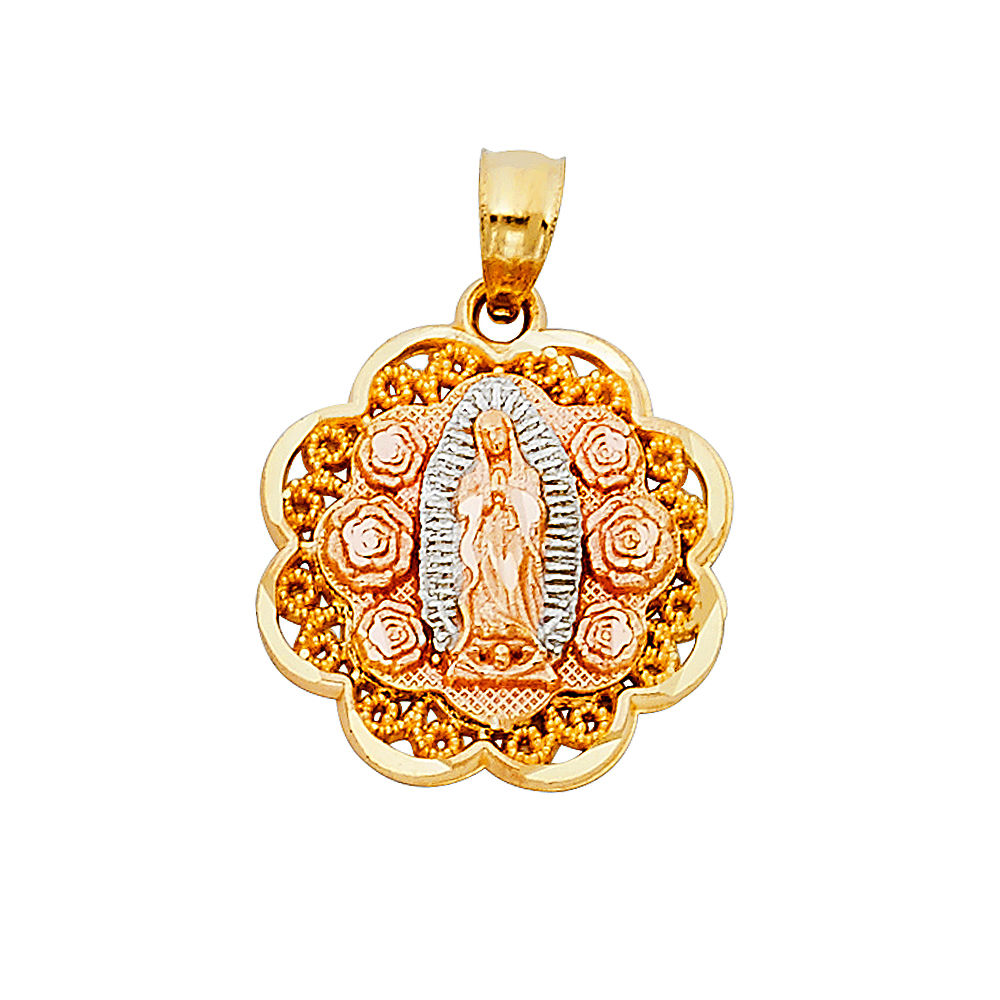 14K 3C OUR LADY OF GUADALUPE PENDANT