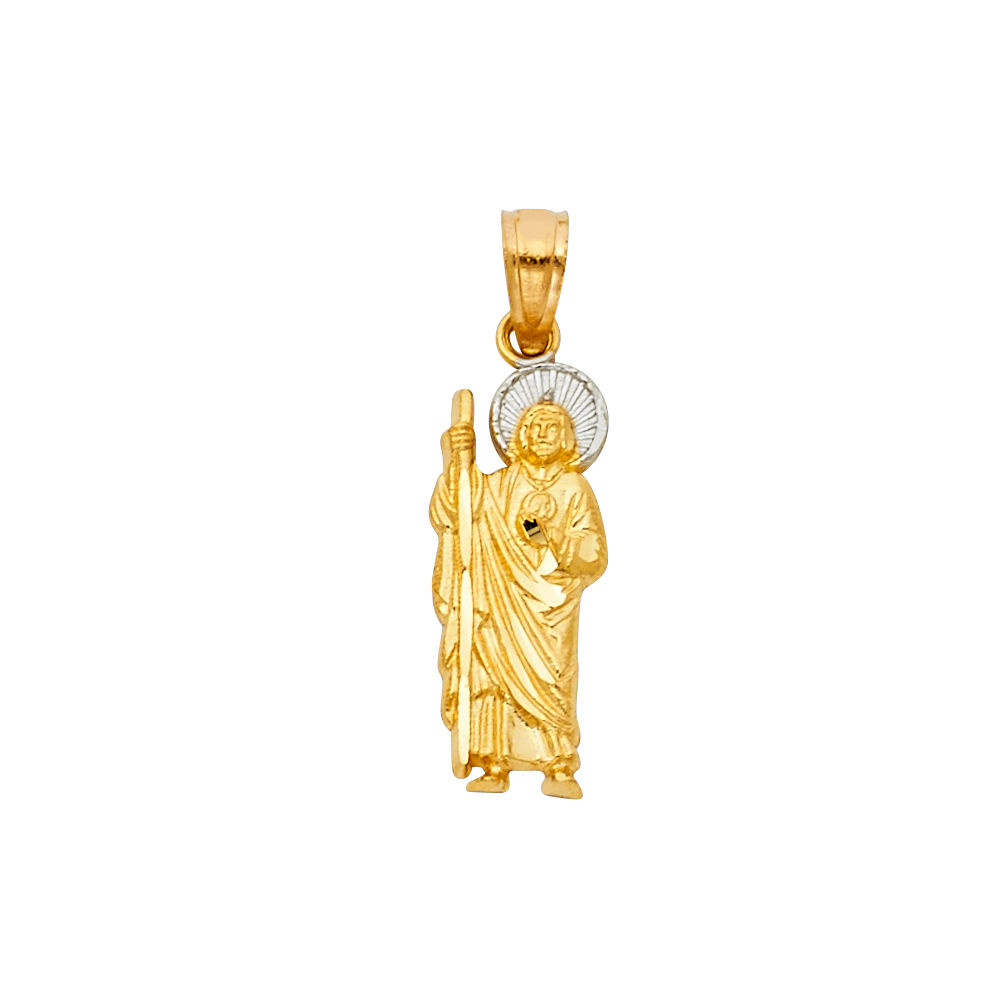 14K 2T ST. JUDE THADDEUS 25MM PEND