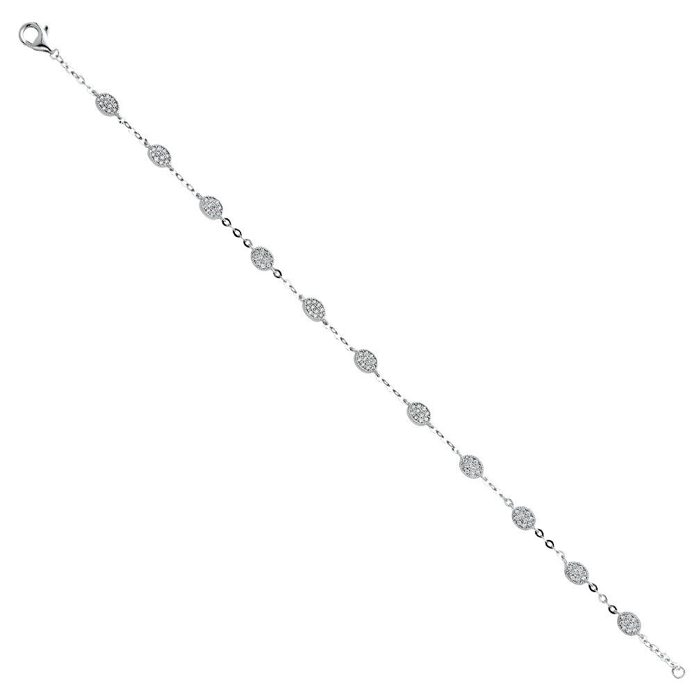 14KW CZ BRACELET