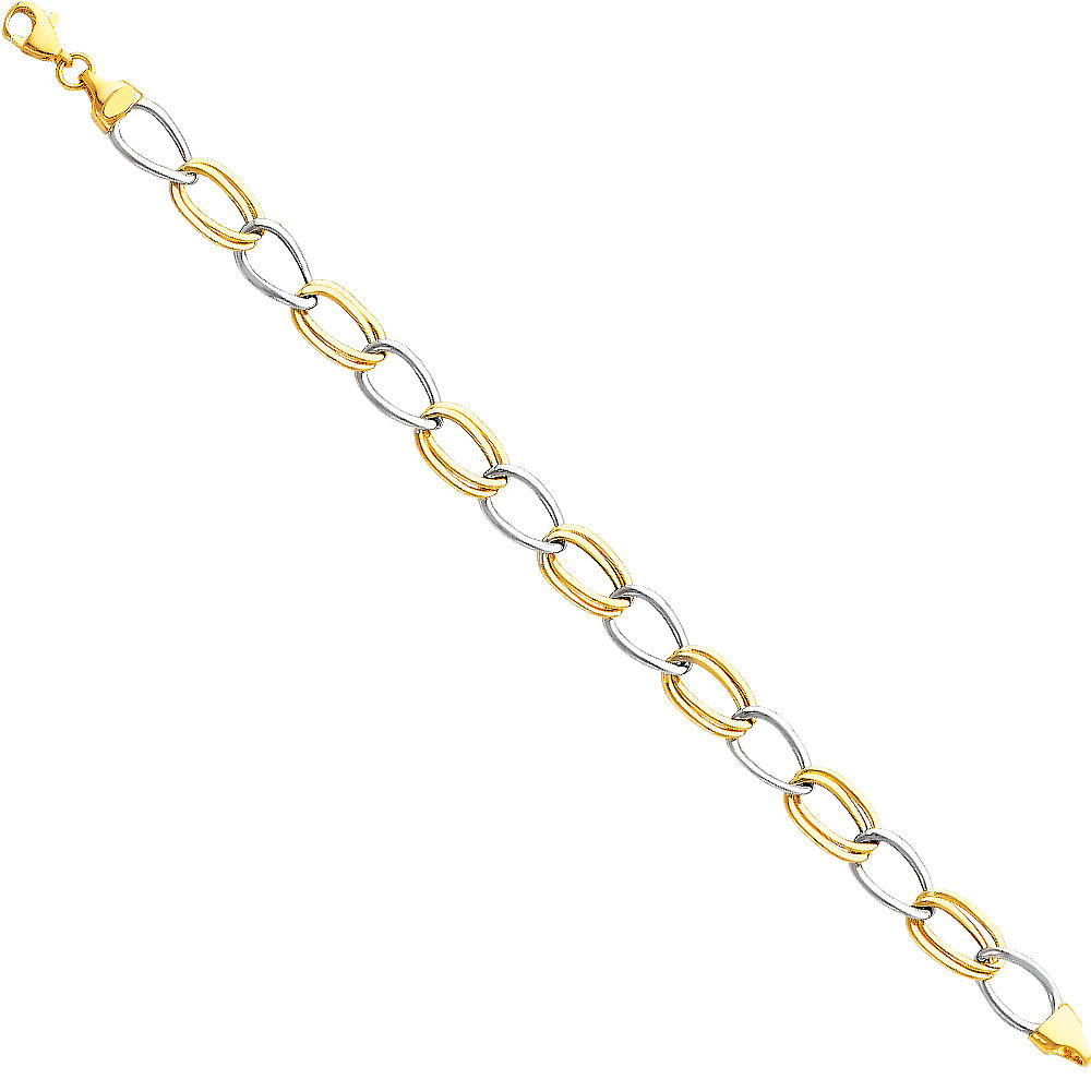 14K Two Tone gold Bracelet