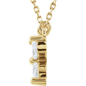 Thumbnail: 14K Yellow 1/2 CTW Diamond 16" Necklace