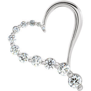Journey Diamond Heart Pendant
