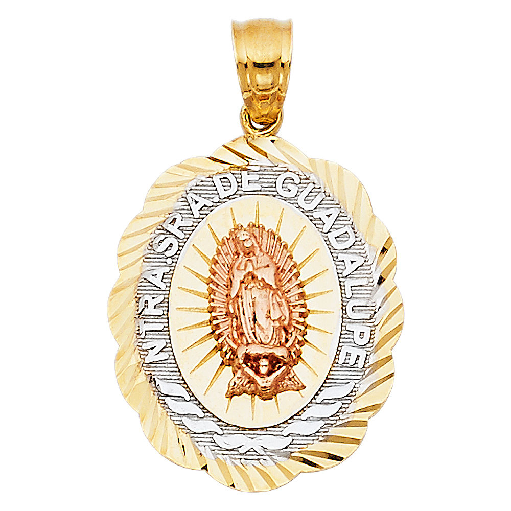 14K 3C OUR LADY OF GUADALUPE PENDANT