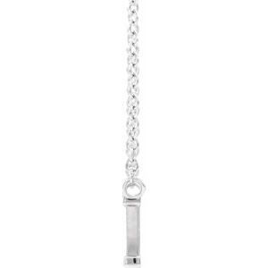 Thumbnail: 14K White God Is Greater Than the Highs & Lows 18" Necklace