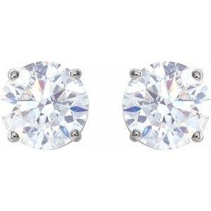 Thumbnail: 14K White 2 CTW Diamond Earrings