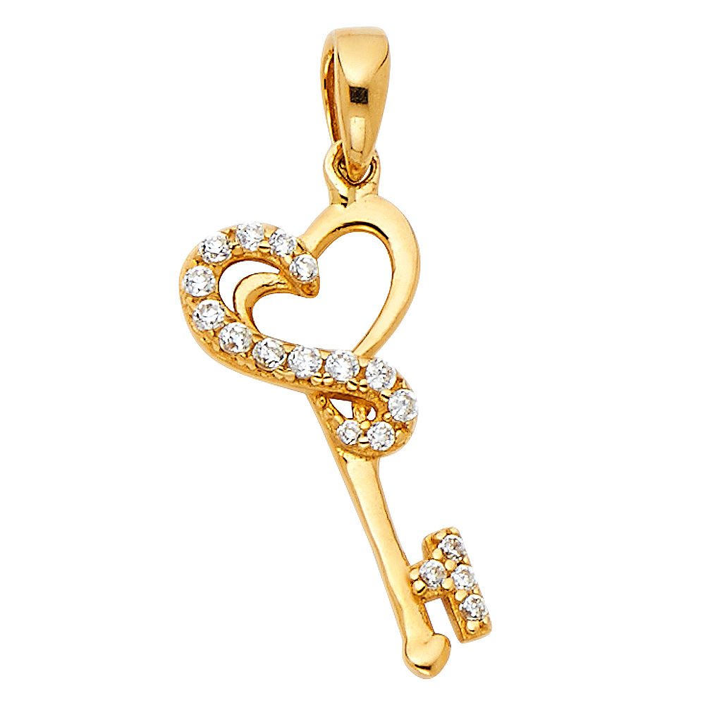 14K KEY PENDANT (PT755)