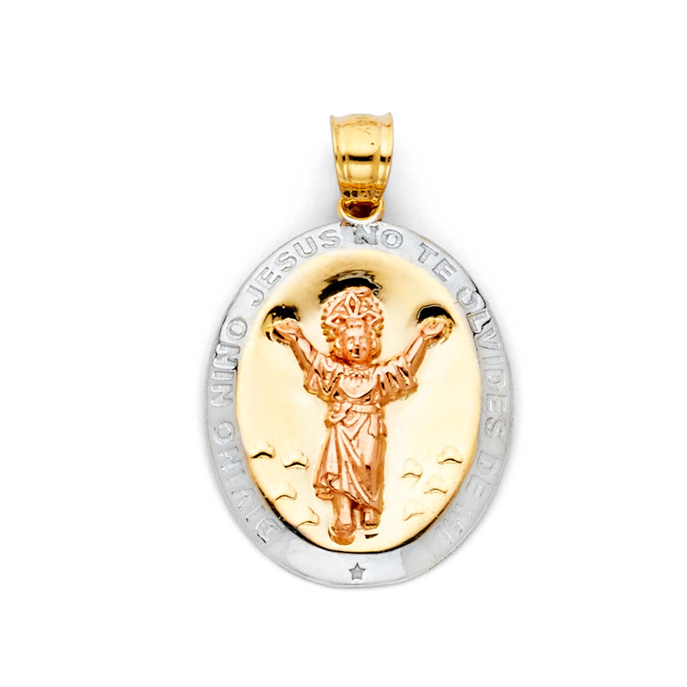 14K 3C DIVINE INFANT JESUS PENDANT