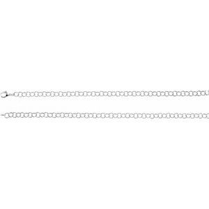Sterling Silver 6.25 mm Link 7" Bracelet
