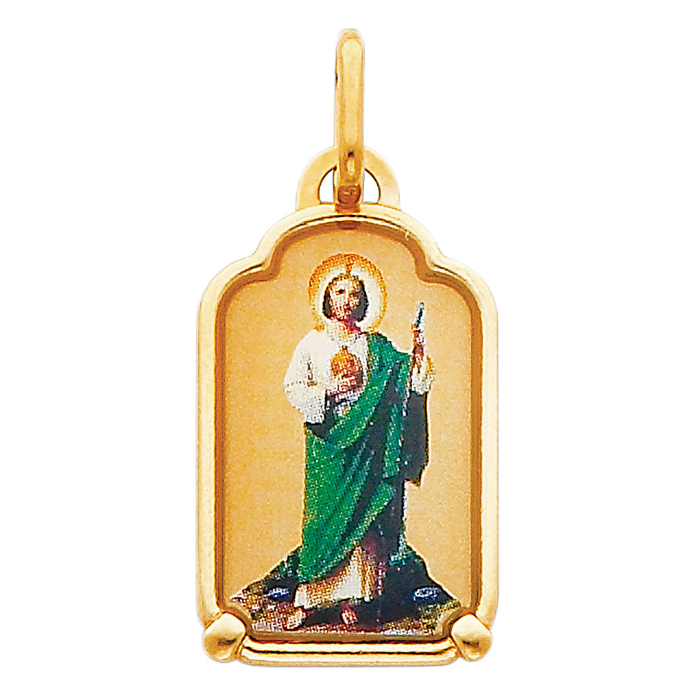14KY ST. JUDE THADDEUS PIC PENDANT
