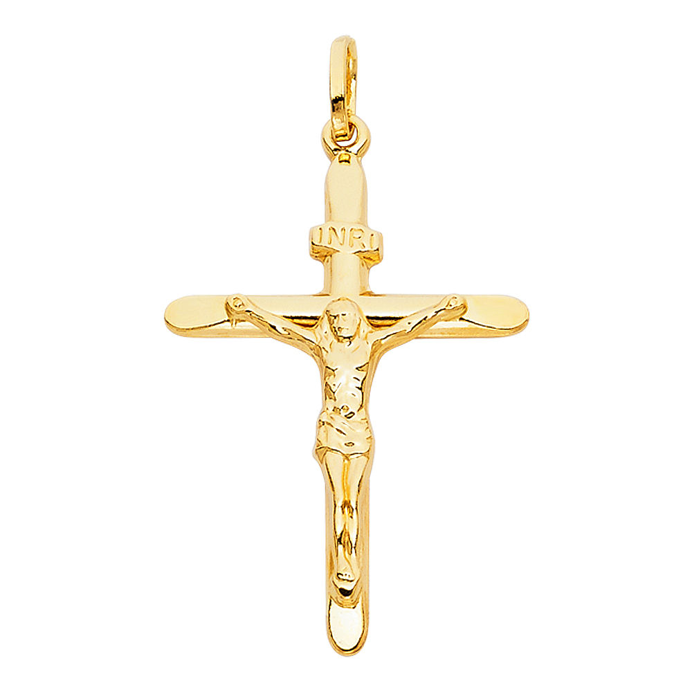 14KY CRUCIFIX PENDANT