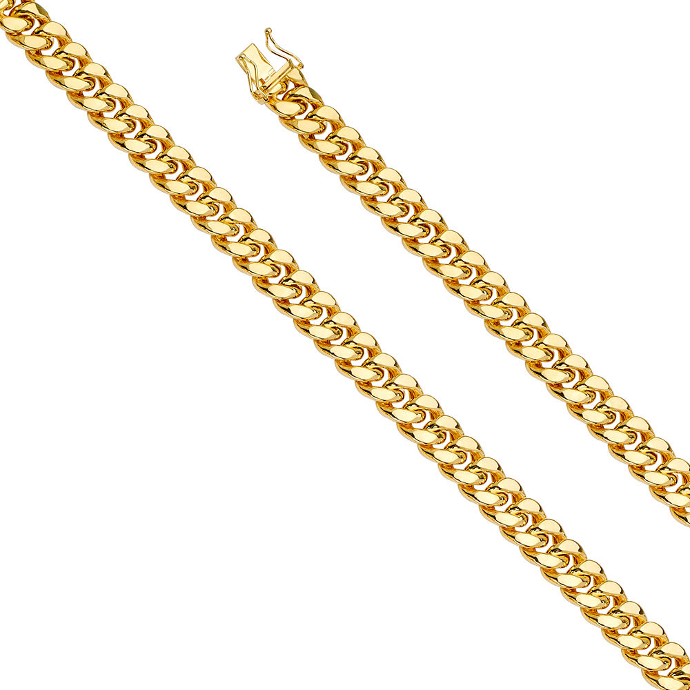 14KY 9.4mm Hol Miami Cuban 250 w/box lock - 24