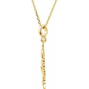 Thumbnail: 14K Yellow Decorative 18" Necklace