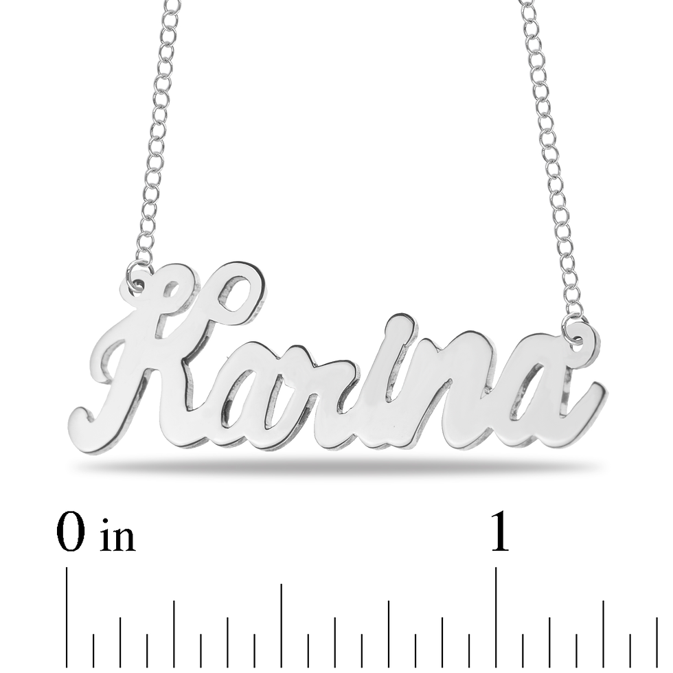 Thumbnail: YOUR OWN HANDWRITING NAME NECKLACE