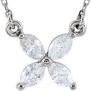 Thumbnail: 14K Yellow 1/2 CTW Diamond 16" Necklace