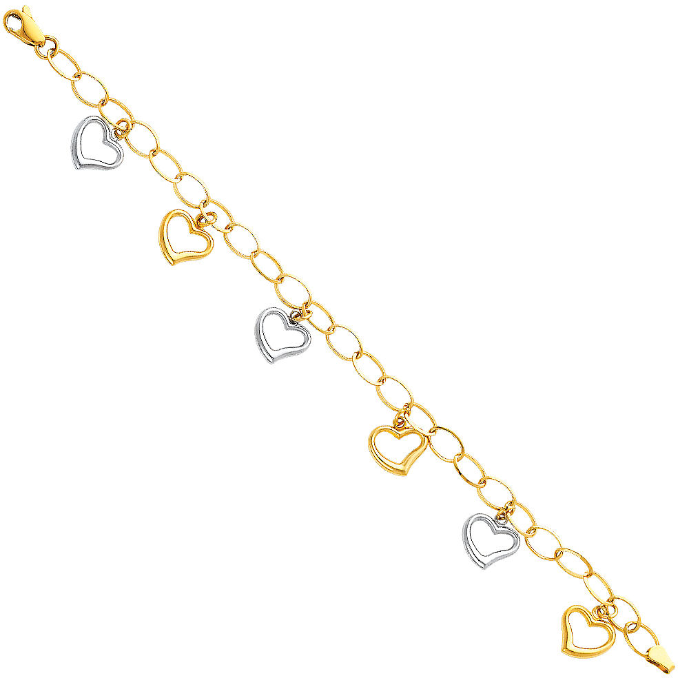 14K LIGHT FANCY HOLLOW BRACELET