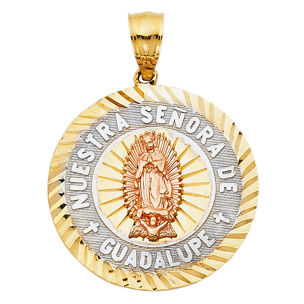 14K 3C OUR LADY OF GUADALUPE PENDANT