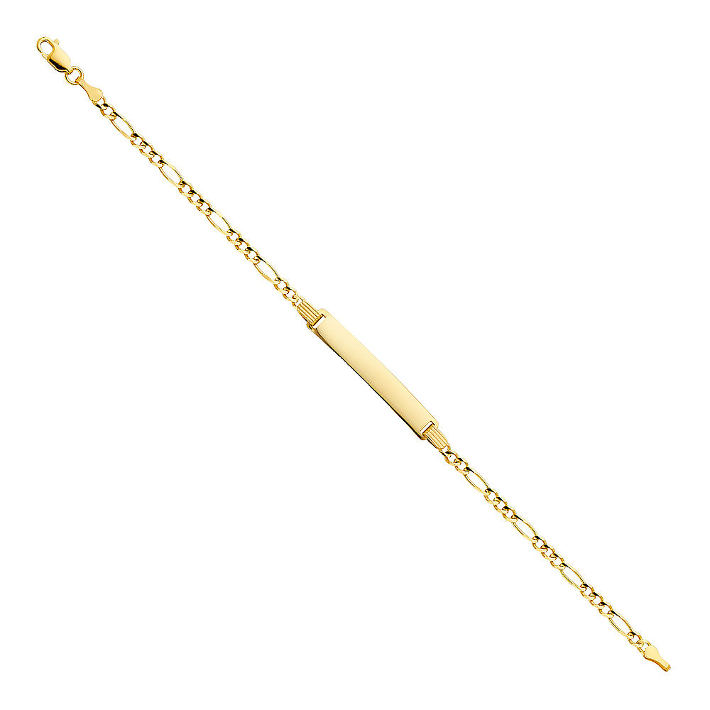 14K Yellow Gold ID Bracelet