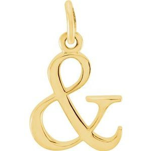 Thumbnail: 14K Yellow Lowercase Initial a 16" Necklace