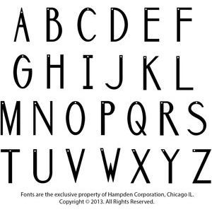 Thumbnail: 14K White Block Initial A 16-18" Necklace with Brush Finish
