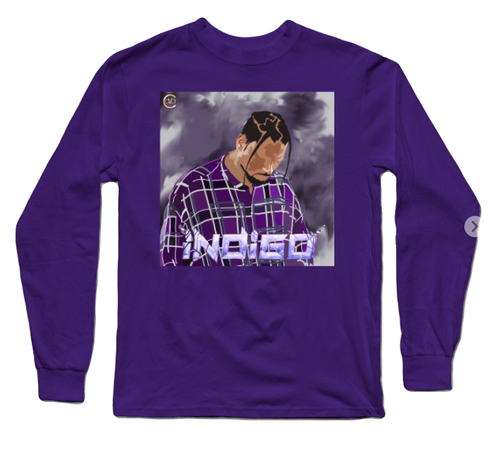 Thumbnail: Indigo Long Sleeve T-Shirt