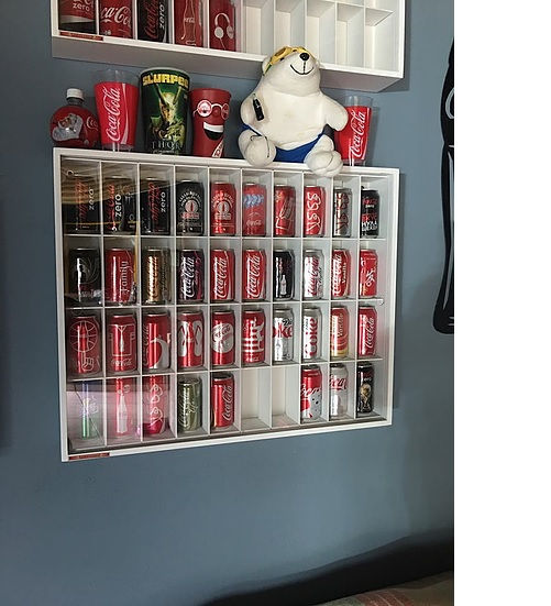 Miniatura: Estante Para 40 Latas Refri - Coleção -