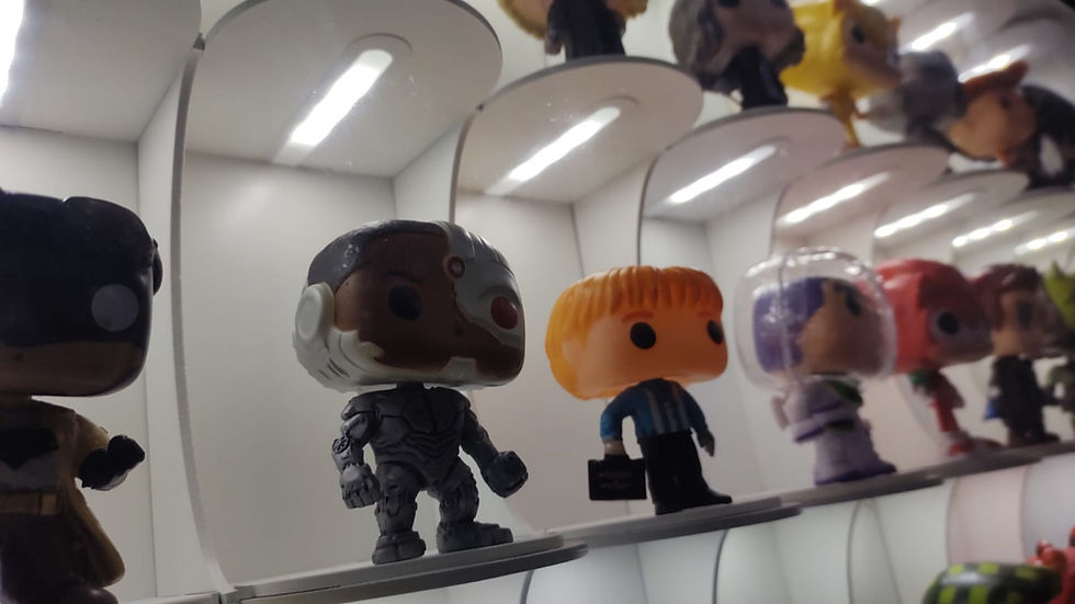 Miniatura: Estante Expositor P/Funko Pop 30 Nichos + Led Embutido - New