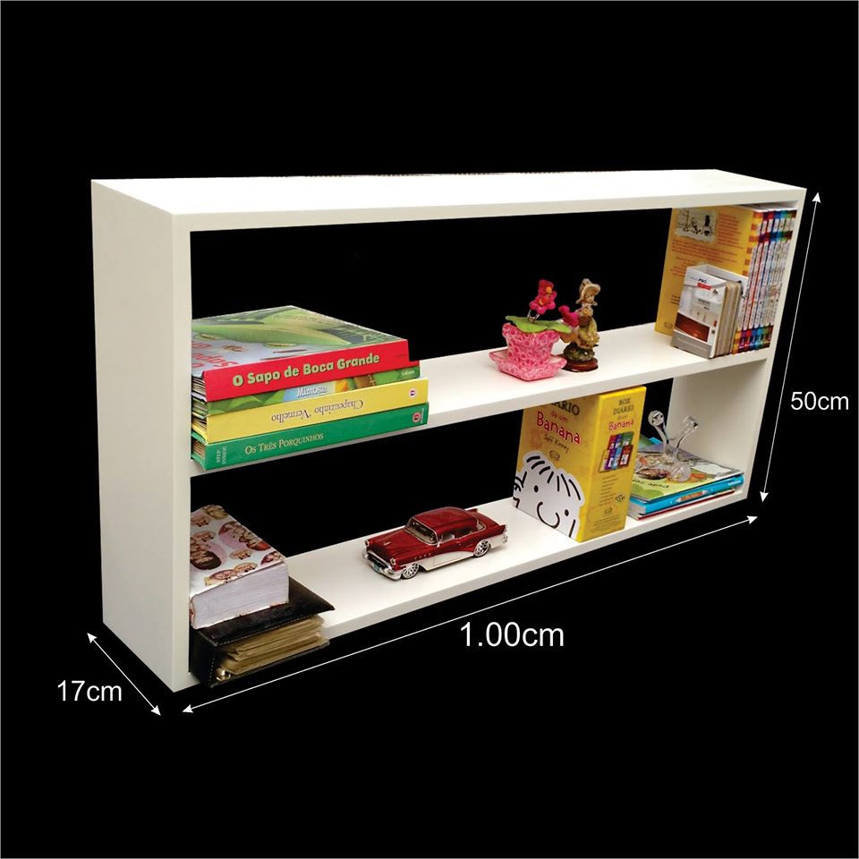 Miniatura: Nicho Grande - 1.00x50x17 - Decoração - Mdf- ( Vai Montado )