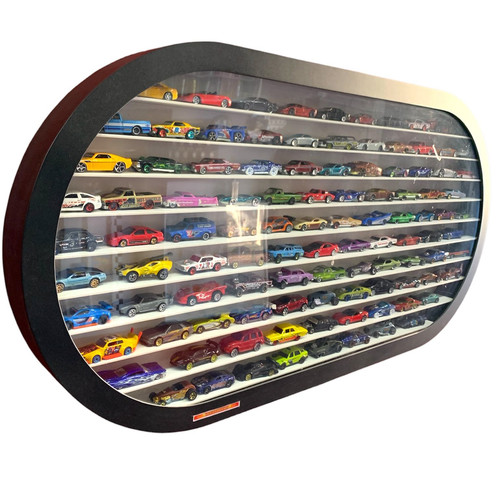 置物 Expositor P/ 105 Minis Compatível Hot Wheels Escala 1:64 Oval