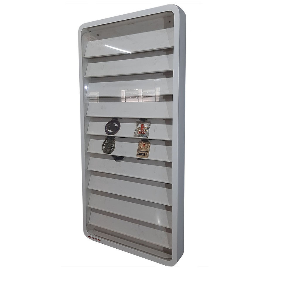 Miniatura: Estante Porta 120 Medalhas Vertical Coleção Expositor Quadro NEW