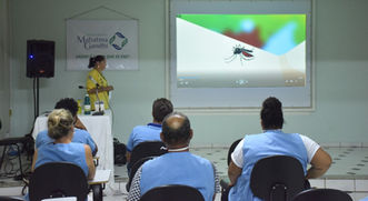 EMCAA realiza treinamento de combate à dengue no Hospital Mahatma Gandhi