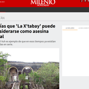 Sabías que 'La X’tabay' puede considerarse como asesina serial.