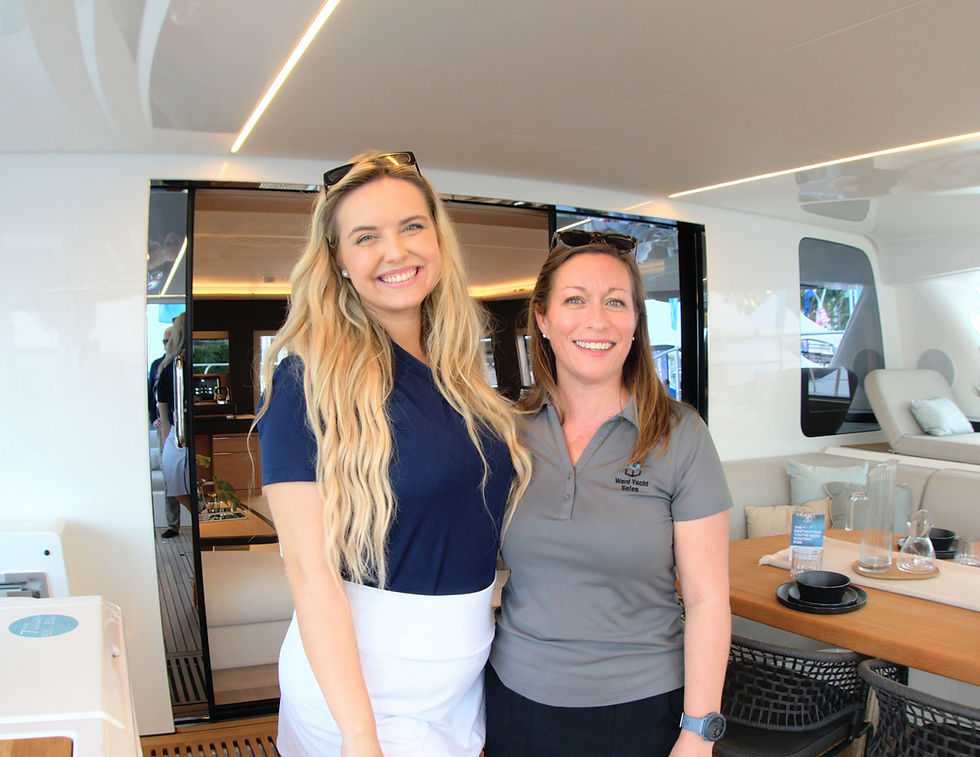 Michelle and Amber Yacht Brokers at Miami Boat Show
