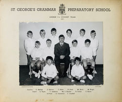 1971 - U11A Cricket Team