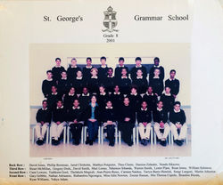 2001 - Grade 8